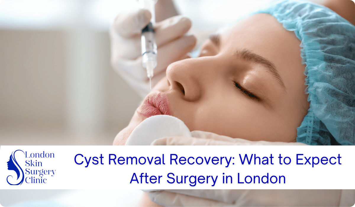 cyst removal recovery london post surgery care