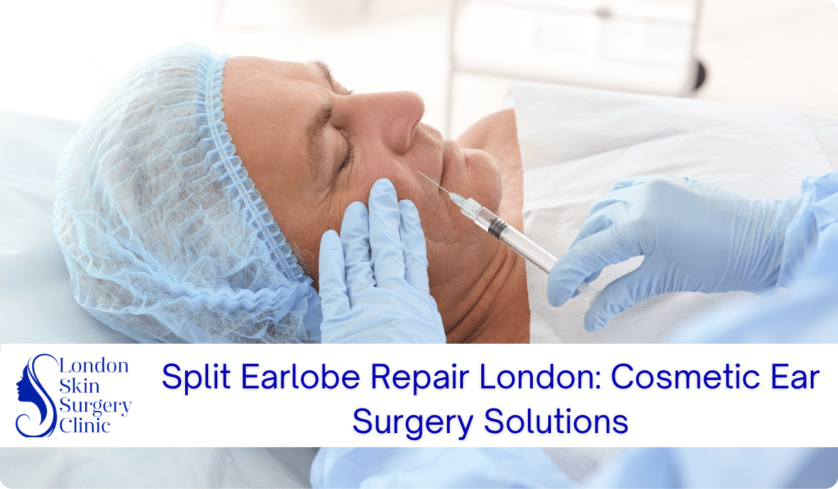 split earlobe repair london cosmetic ear surgery