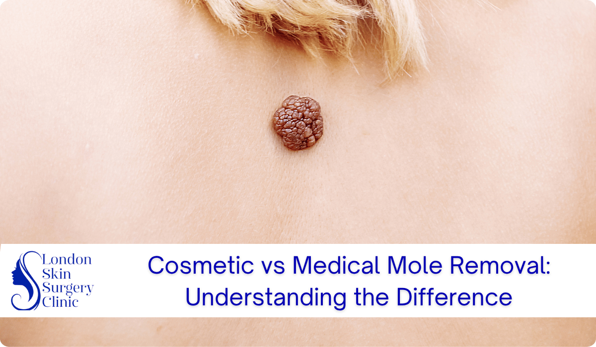 cosmetic vs medical mole removal difference guide