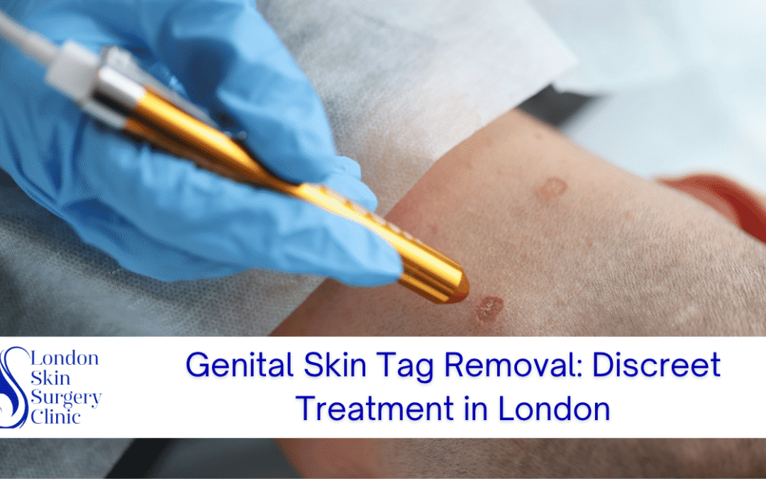 genital skin tag removal discreet london treatment