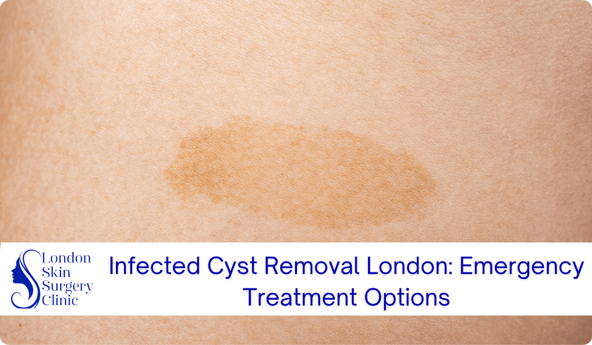 infected cyst removal london emergency treatment