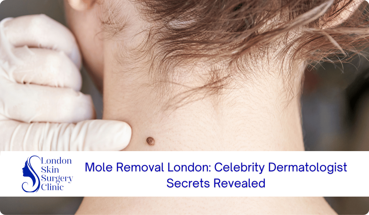 celebrity mole removal london dermatologist secrets