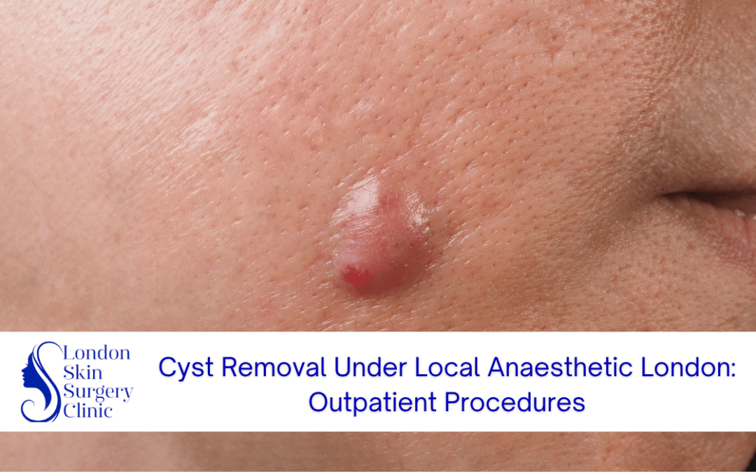 cyst removal local anaesthetic london outpatient