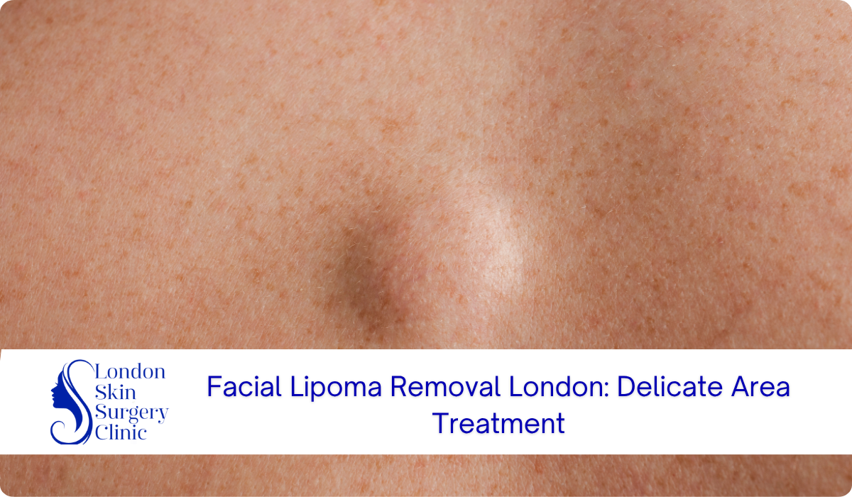 facial lipoma removal london delicate area treatment