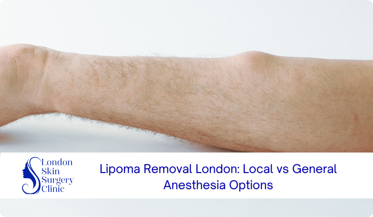 lipoma removal london local general anesthesia options